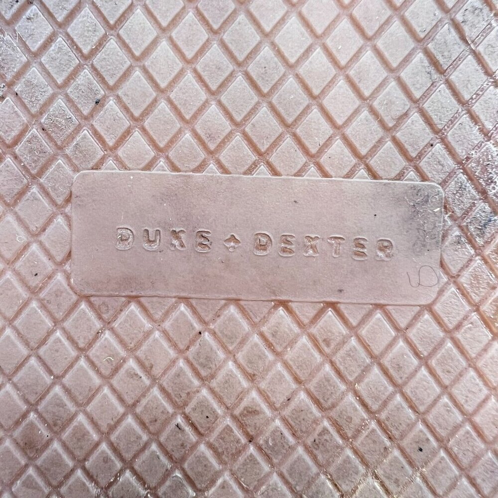Duke & Dexter Men Size 10 Cream Ivory Perforated Leather Sneaker - Picture 11 of 16